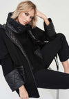 Joseph Ribkoff Reversible Quilted Jacket, Black