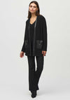 Joseph Ribkoff Open Front Jersey Jacket, Black