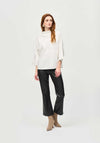 Joseph Ribkoff High Neck Knit Dolman Jumper, Vanilla