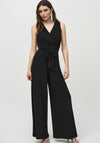 Joseph Ribkoff V Neck Wide Leg Jumpsuit, Black