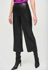 Joseph Ribkoff Faux Leather Culottes, Black