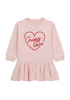 Guess Girls Long Sleeve Jumper Dress, Pink