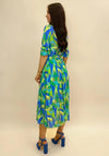 Kate & Pippa Positano Midi Dress, Green & Blue