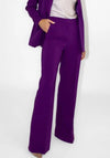 Kate & Pippa Palermo Wide Leg Trousers, Purple