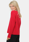 Kate & Pippa Annabelle Pearl One Size Jumper, Red