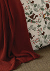 Laura Ashley Cotton Parker Throw, Terracotta