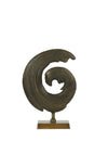 Light & Living Shwiba Swirl Ornament, Antique Bronze