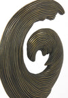 Light & Living Shwiba Swirl Ornament, Antique Bronze