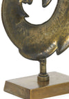 Light & Living Shwiba Swirl Ornament, Antique Bronze