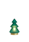 Light & Living LED Small Christmas Tree Table Lamp, Green