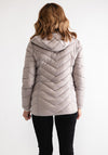 Leon Collection Padded Hooded Jacket, Grey