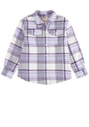 Levi’s Girls Oversized Long Sleeve Shacket, Lilac