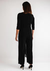 Lizabella Chiffon Panel Wide Leg Jumpsuit, Black