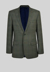 Magee 1866 Clady Donegal Tweed Check Blazer, Herringbone Green