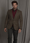 Magee 1866 Liffey Tweed Check Blazer, Windowpane Brown