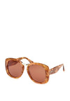 Max Mara Bridge MM0092 Sunglasses, Havana