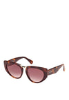 Max Mara Bridge1 MM0093 Sunglasses, Tortoise Shell