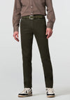 Meyer Chicago Fine Micro Modern Fit Chinos, Forest Green