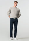 Meyer Chicago Fine Micro Modern Fit Chinos, Navy