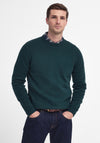 Barbour Men’s Patch Crew Neck Jumper, Evergreen