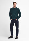 Barbour Men’s Patch Crew Neck Jumper, Evergreen