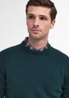 Barbour Men’s Patch Crew Neck Jumper, Evergreen