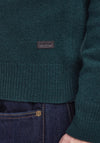 Barbour Men’s Patch Crew Neck Jumper, Evergreen