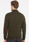 Barbour Mens Patch Half Zip Jumper, Seaweed