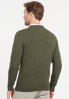 Barbour Men’s Tisbury Crew Neck Jumper, Dark Seaweed