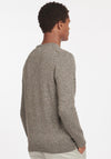 Barbour Mens Tisbury Crew Neck Jumper, Fog