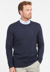 Barbour Men's Tisbury Crew Neck Jumper, Navy