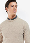 Barbour Men’s Tisbury Crew Neck Jumper, Stone