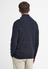 Barbour Men’s Tainsbury Half Zip Knitted Jumper, Navy