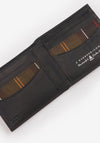 Barbour Colwell Leather Billfold Wallet, Black & Classic Tartan