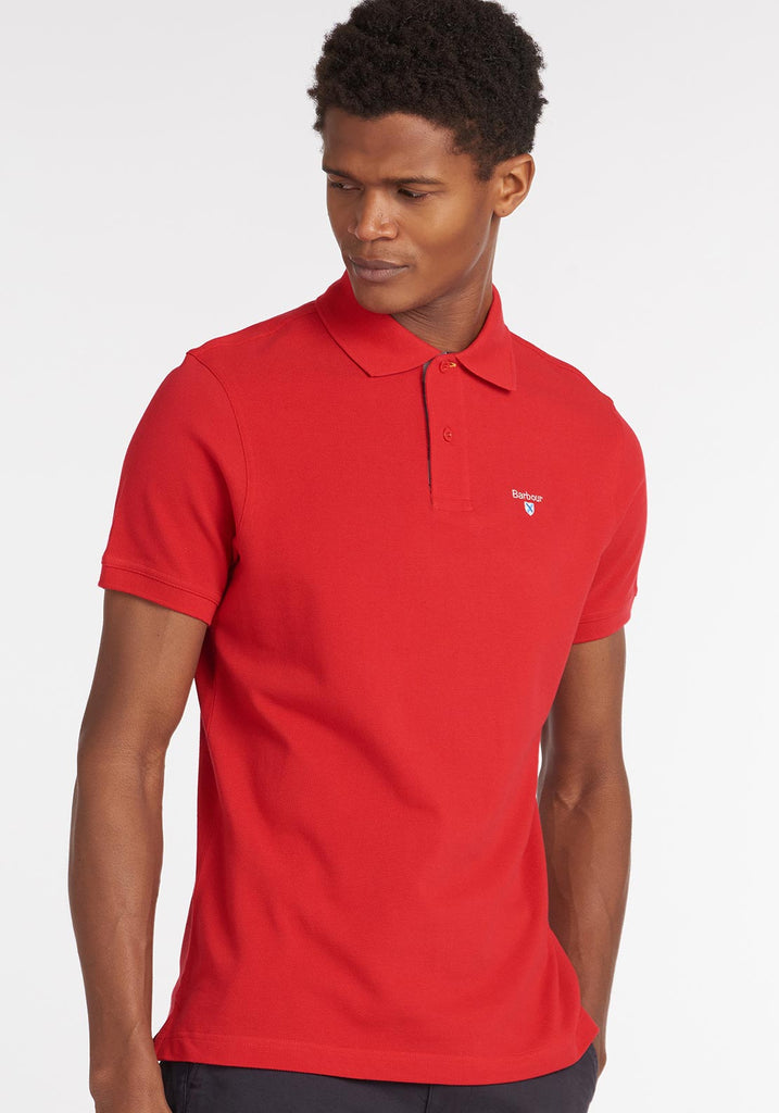 barbour red shirt