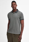 Barbour Men's Sports Mix Polo Shirt, Mid Grey