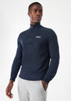 Barbour International Men's Essential Half Zip Jumper, Navy