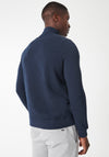 Barbour International Men's Essential Half Zip Jumper, Navy