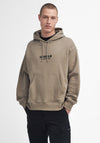 Barbour International Men’s Mapped Graphic Hoodie, Beige