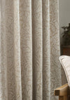 Morris & Co Acorn Tonal Lined Pencil Pleat Curtains, Linen