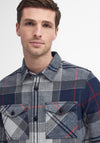 Barbour Men’s Cannich Tailored Tartan Overshirt, Blue Granite