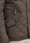 Barbour Mens Powell Quilted Chelsea Style Jacket, Olive