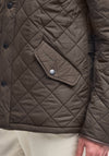 Barbour Mens Powell Quilted Chelsea Style Jacket, Olive