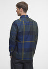 Barbour Men’s Dunoon Tailored Shirt, Olive Night Tartan