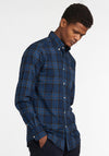 Barbour Mens Wethram Tartan Tailored Shirt, Midnight Tartan