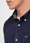 Barbour Men’s Ramsey Cord Tailored Shirt, Navy