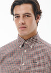 Barbour Mens Padshaw Gingham Tailored Shirt, Ecru