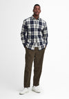 Barbour Men’s Edgar Tailored Check Shirt, Navy