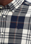 Barbour Men’s Edgar Tailored Check Shirt, Navy