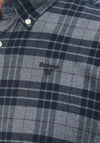 Barbour Mens Swinton Tartan Tailored Shirt, Grey Marl